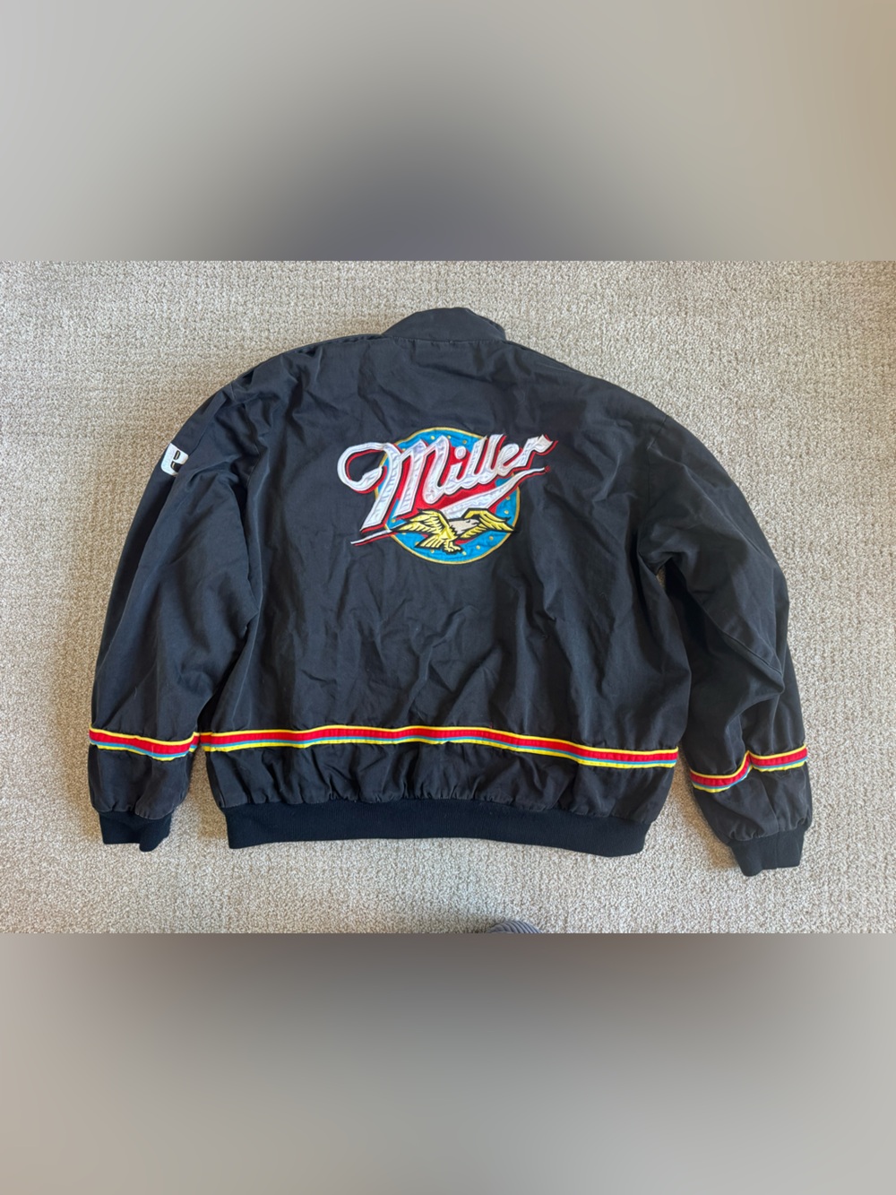 Vintage Nascar Rusty Wallace Miller Racing Jacket - Picture 2 of 10